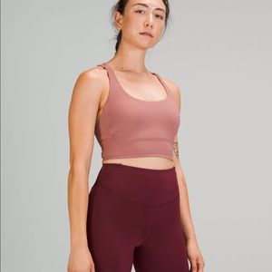 Lululemon Energy Longline Sports Bra Ribbed Luxtreme Medium Support B-D Cups